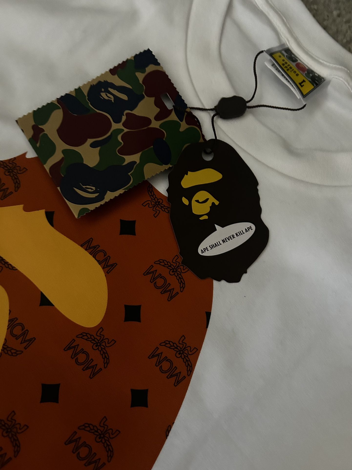 MCM X BAPE SHIRT *BRAND NEW*