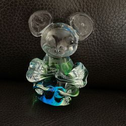 Rare Blue/Green Koala Bear Glass Art