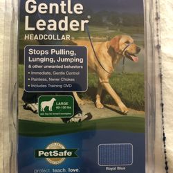 Petsafe Gentle Leader Head collar For Large Dogs 60 - 140lbs Blue