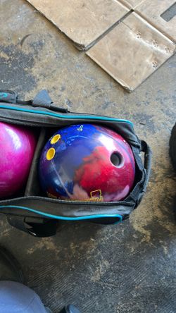 Bowling balls.