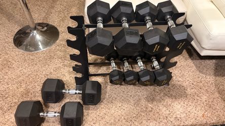 Dumbbells Weight Set With Stand
