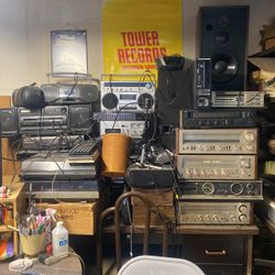 Old Stereos And Equipment 