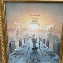 Frame Cristian Art Banquet Table Scene Invitation 