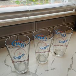 Dodgers Beverage Glassware.. take all 3 for $10