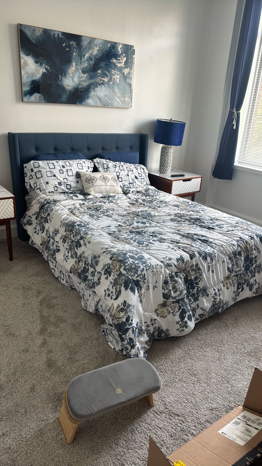 $99 ! Double Bed Mattress, Headboard And Frame