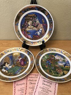 1st, 2nd, & 3rd issue in The Golden Classics Collector’s plates