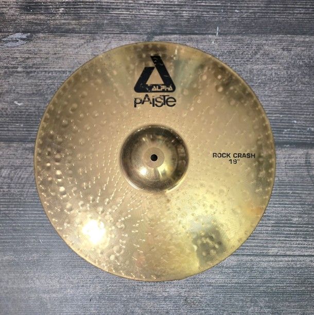 Paiste Alpha Rock Crash 19 Drum Cymbal !!! $150 Or Best Offer !!
