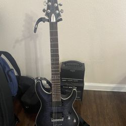 Schecter  C-1 Platinum Translucent Black