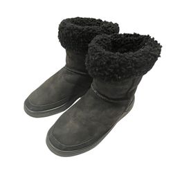❣️SALE❣️ Original UGG Australia Leather Fur Boots Winter Warm Comfort Shoes Women Size 7