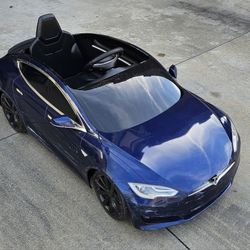 Officially Licensed Tesla Radio Flyer Lithium Powered Power Wheels Ride In Car Ages 6-11