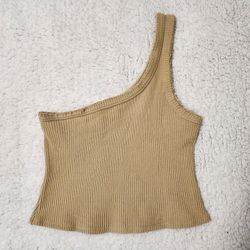 UO One Shoulder Crop Tank Top