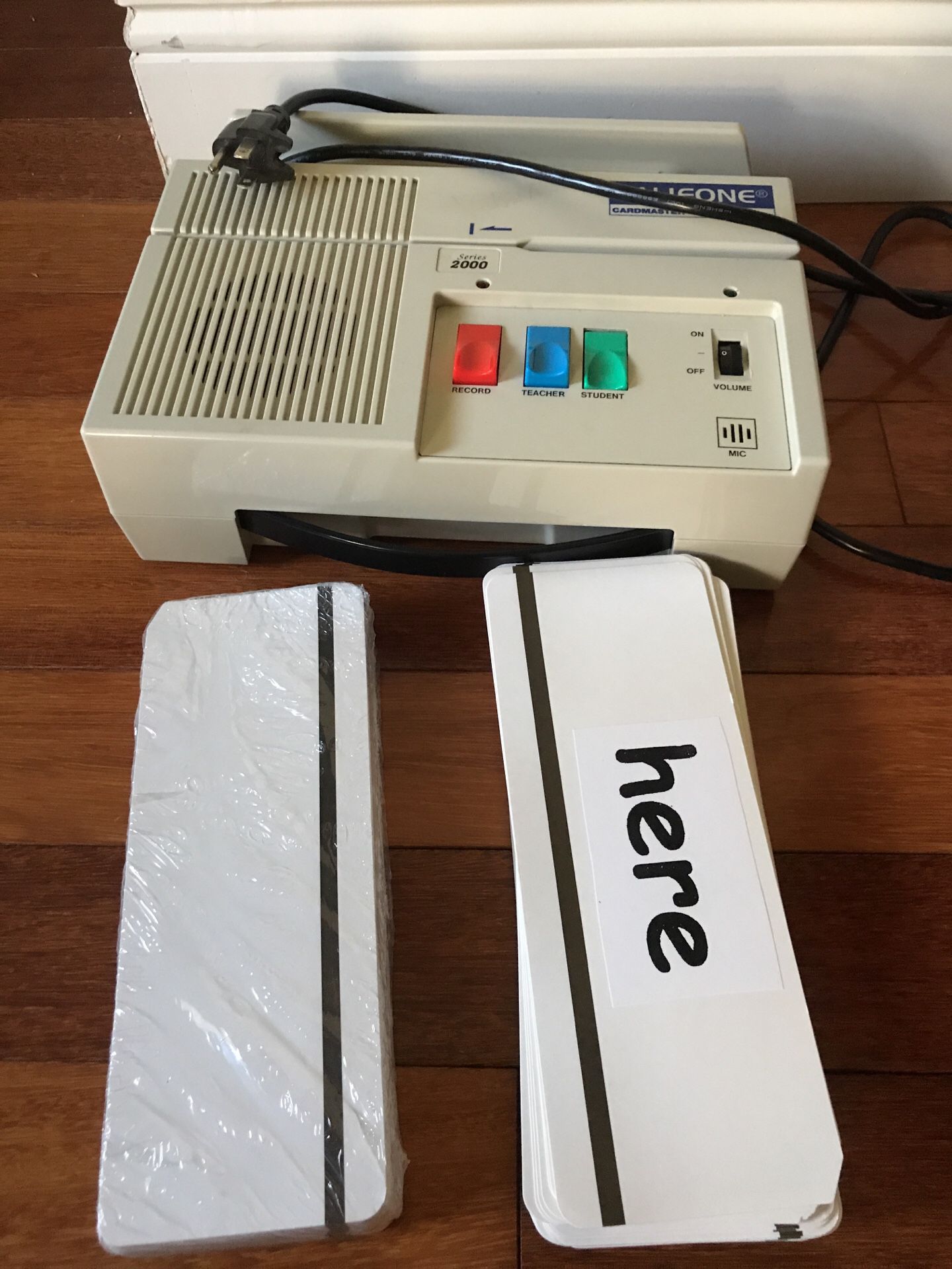 Califone card master reader with brand new cards for Sale in Hollywood, FL  - OfferUp