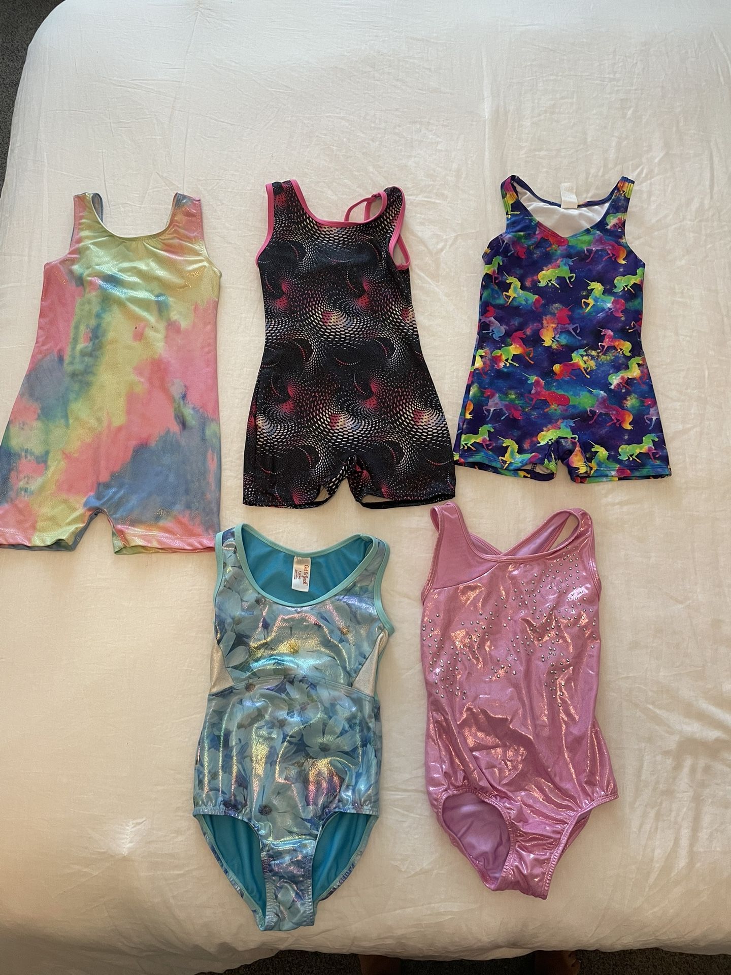 Girl Gym Leotards Size Small (6/6X)