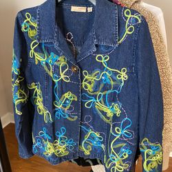 Women’s Embroidered Denim Jacket
