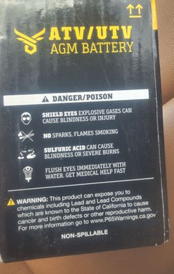Quadboss agm battery