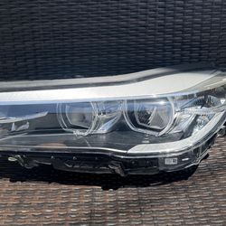 2016 2017 2018 2019 BMW 740i 750i Left Driver Side Full LED Halo Design Headlight OEM Complete