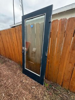 Interior exterior door