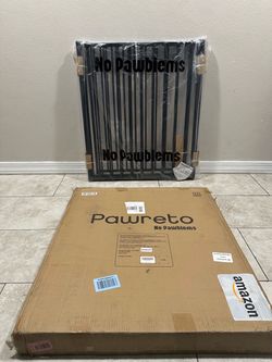 Pawreto No Pawblems Freestanding Pet Gate