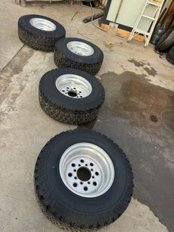 Ford Truck Tires & Rims – Set of 4 – Good Condition