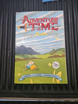 Adventure Time sdcc poster book autographed
