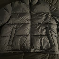 Black Holister Puffer Jacket XL