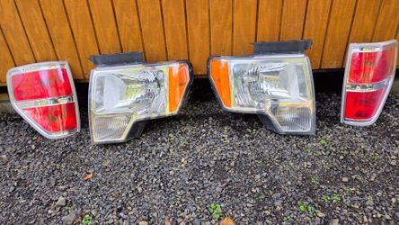 OEM 2009–2014 Ford F-150 Factory Headlights & Taillights