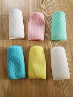 Lot of 6 Silicone Bottle Covers for Travel
