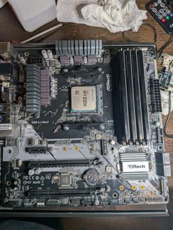 Motherboard CPU RAM plus with accessories