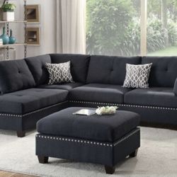 Sectional Sofa + Ottoman