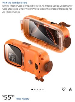 Temdan Diving Phone Case. Clovis. Ashlan & Fowler. FCFS.