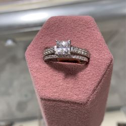 Sterling Silver Ring Size 10 Engagement wedding 