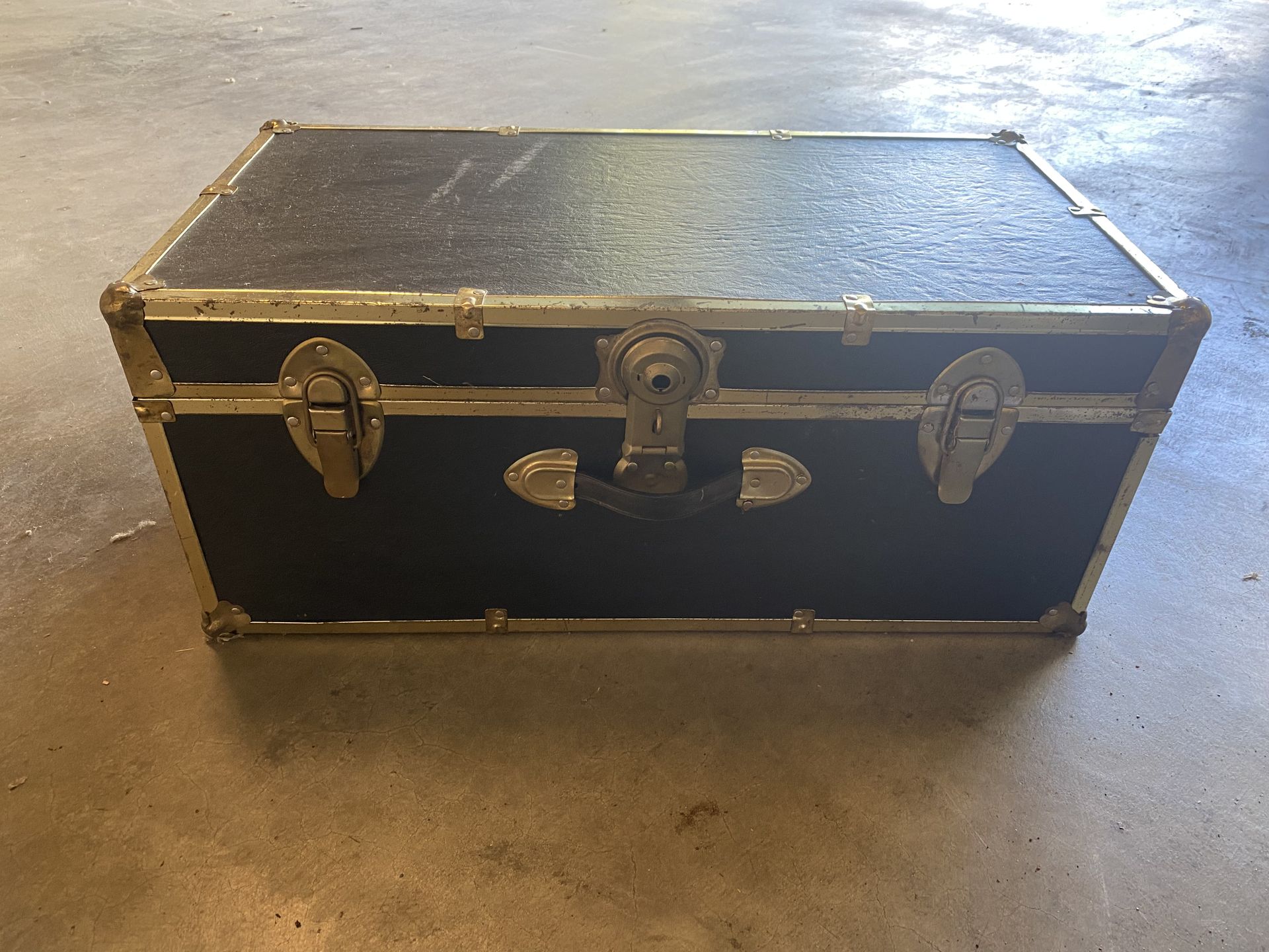 Vintage steamer trunk