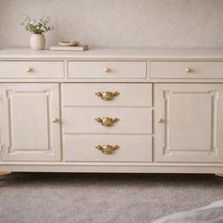 Cream Buffet Sideboard Cabinet