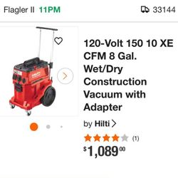Hilti 120-Volt 150 10 XE CFM 8 Gal
