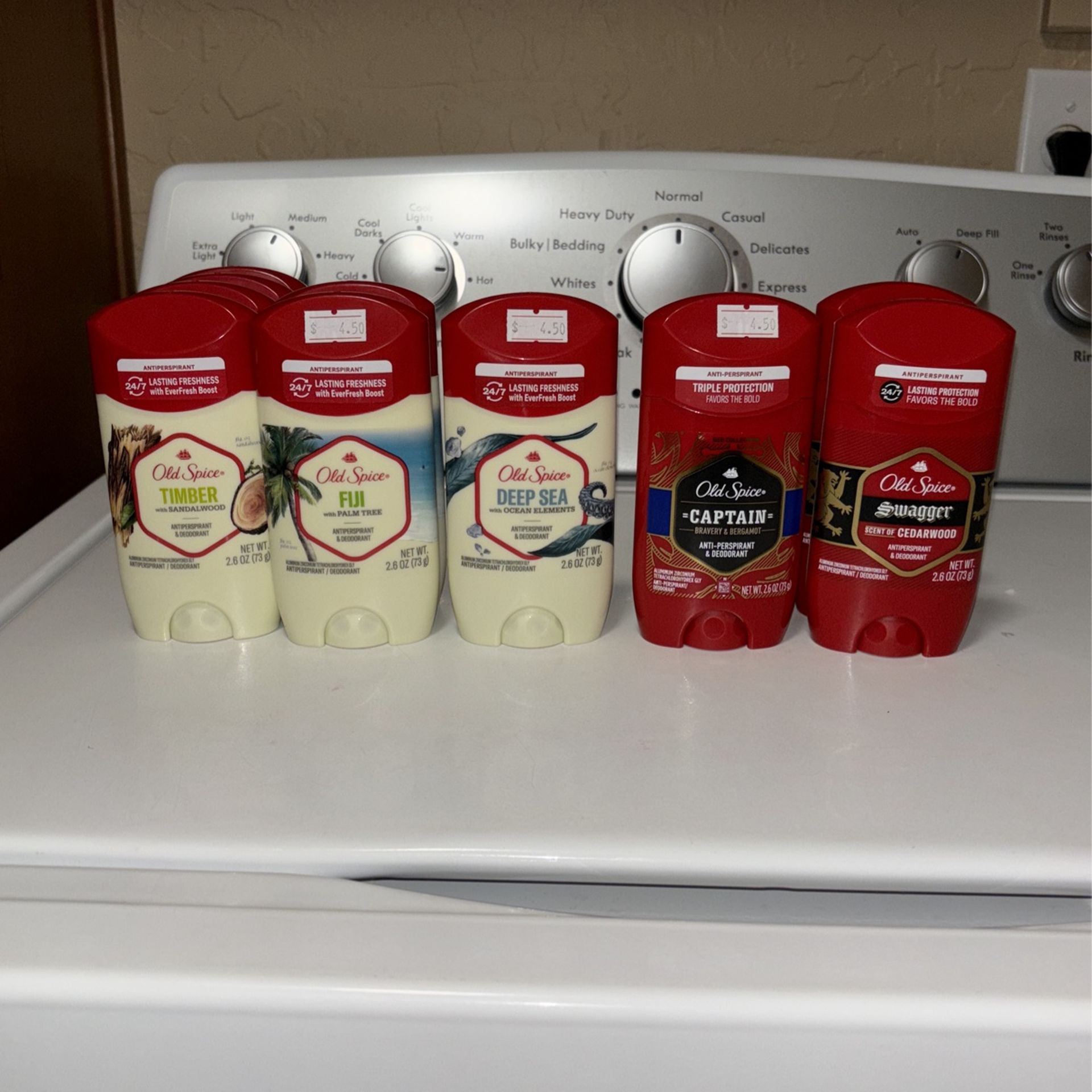 Old Spice Antiperspirant/Deodorant $4.50 Each