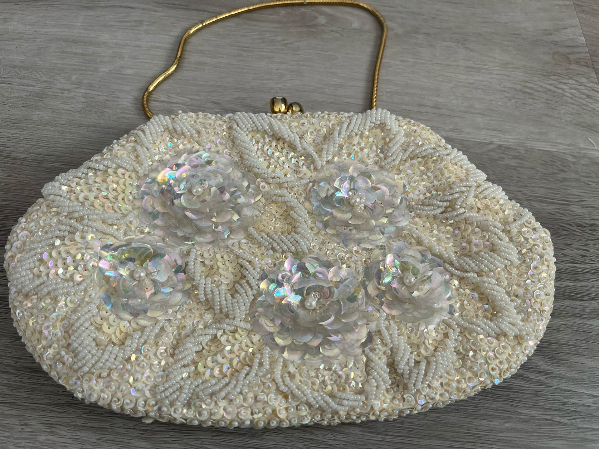 Vintage Vivant Beaded Evening Bag