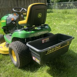 Mulching Riding Lawn Mower With Utility Box