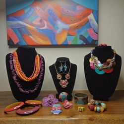 Vibrant Bohemian Multi Color Jewelry Collection 