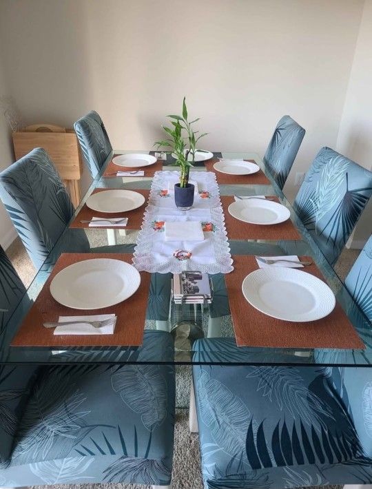 Glass Dining Table 
