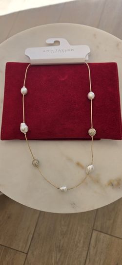 Brand New Ann Taylor Pearl Necklace