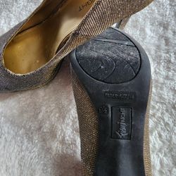 Gold Sparkle Fioni Night 9 1/2 Heels