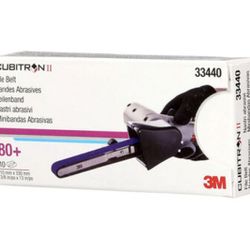 3M 33440 Cubitron II Purple 3/8 in. x 13 in. 80+ Grit File Sanding Belt (10 ct)