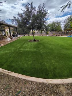 Pavers and turf