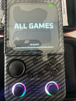 36TMAX Retro Handheld Game Console, 4.0'' IPS Screen, 64GB , WiFi Networked Fighting, 4000mAh Battery with Portable Case(carbon black 64GB)