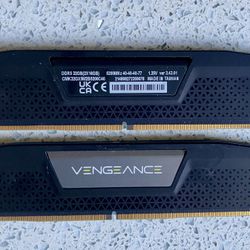 new $200 Corsair Vengeance DDR5 32GB RAM (16X2) 5200MHz C40 Memory Sticks 