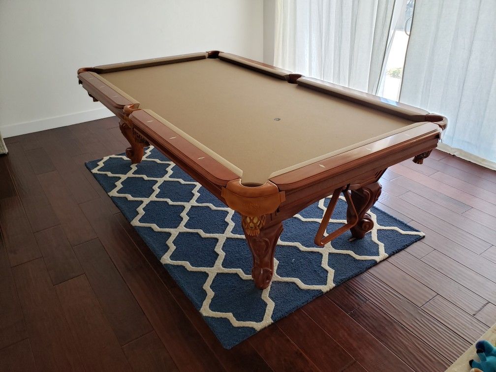 8x4 3 PC slate Pooltable