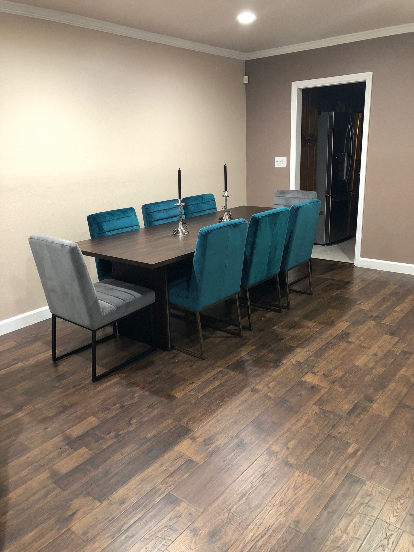Dining table set with chairs