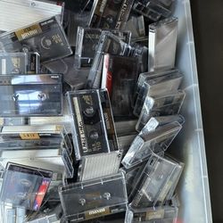 Cassette Tapes - About 200 Good Quality many Prerecorded 
