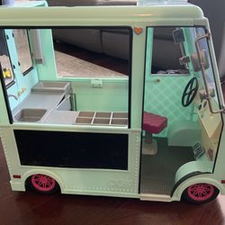 Our Generation Sweet Stop Ice Cream Truck with Electronics for 18" Dolls