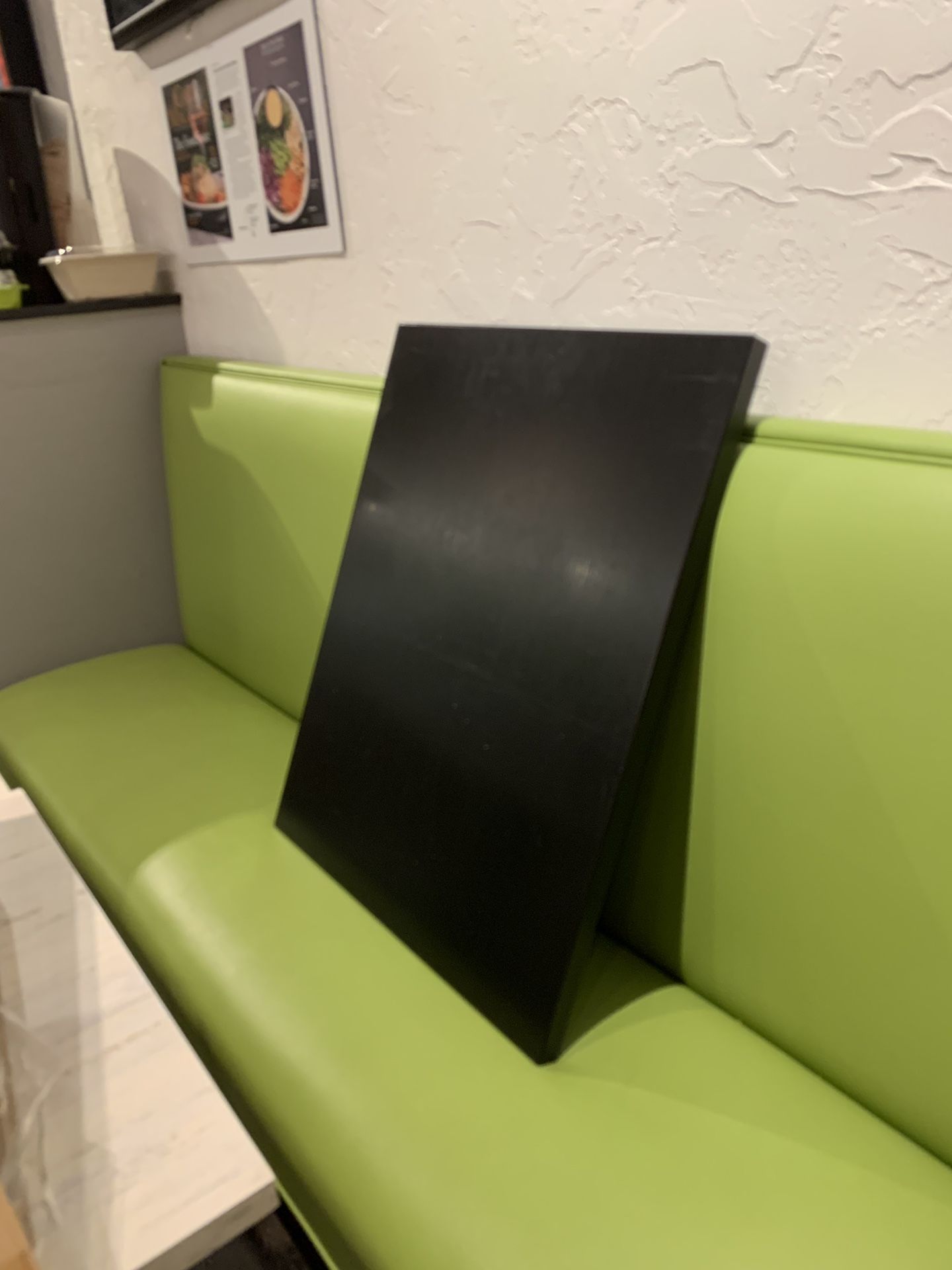 Restaurant table tops - black